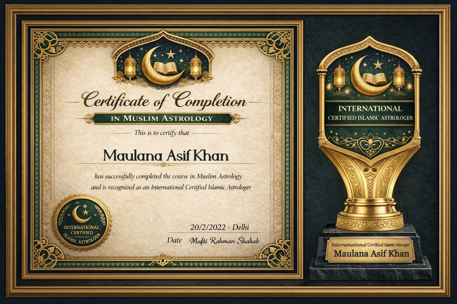 Maulana Asif Khan +91-8690481866